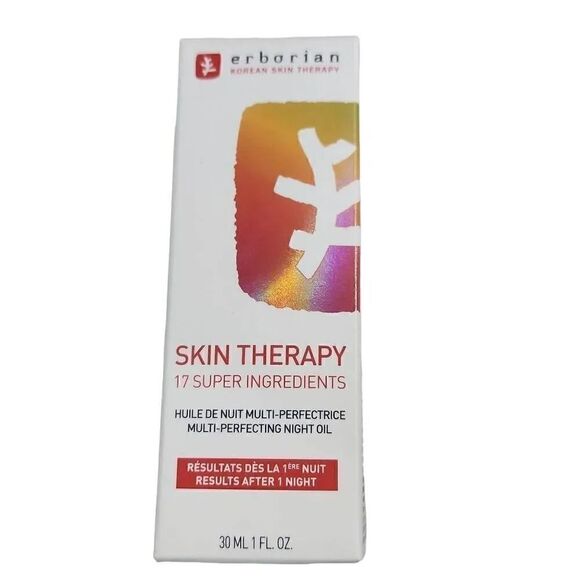 Erborian Korean Skin Therapy Multi Perfecting Night Oil 17 Super Ingredients 1oz - Picture 1 of 7